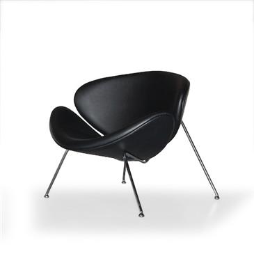 General for store1 Black Leather Chair