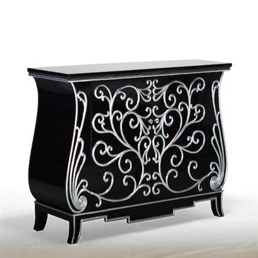 General for store1 Black/Silver Cabinet