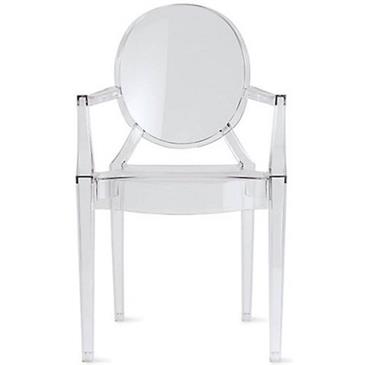 General for store1 Clear Ghost Armchair