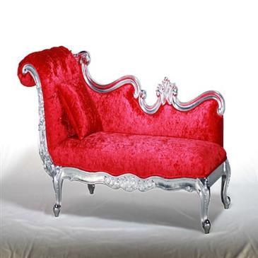 General for store1 Red Velour Lounger