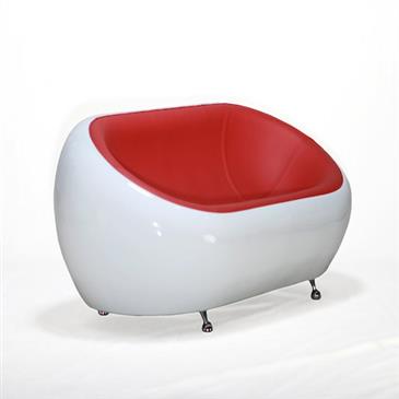 General for store1 White/Red Sofa Pod