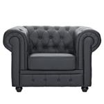 General for store1 Black Leather Armchair