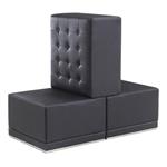 General for store1 Black Leather Sectional