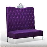 General for store1 Purple Velour Sofa