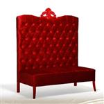 General for store1 Red Velour Sofa