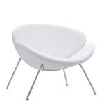 General for store1 White Leather Oyster Chair