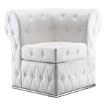 General for store1 White Tufted Leather Corner