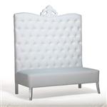 General for store1 White Velour Sofa